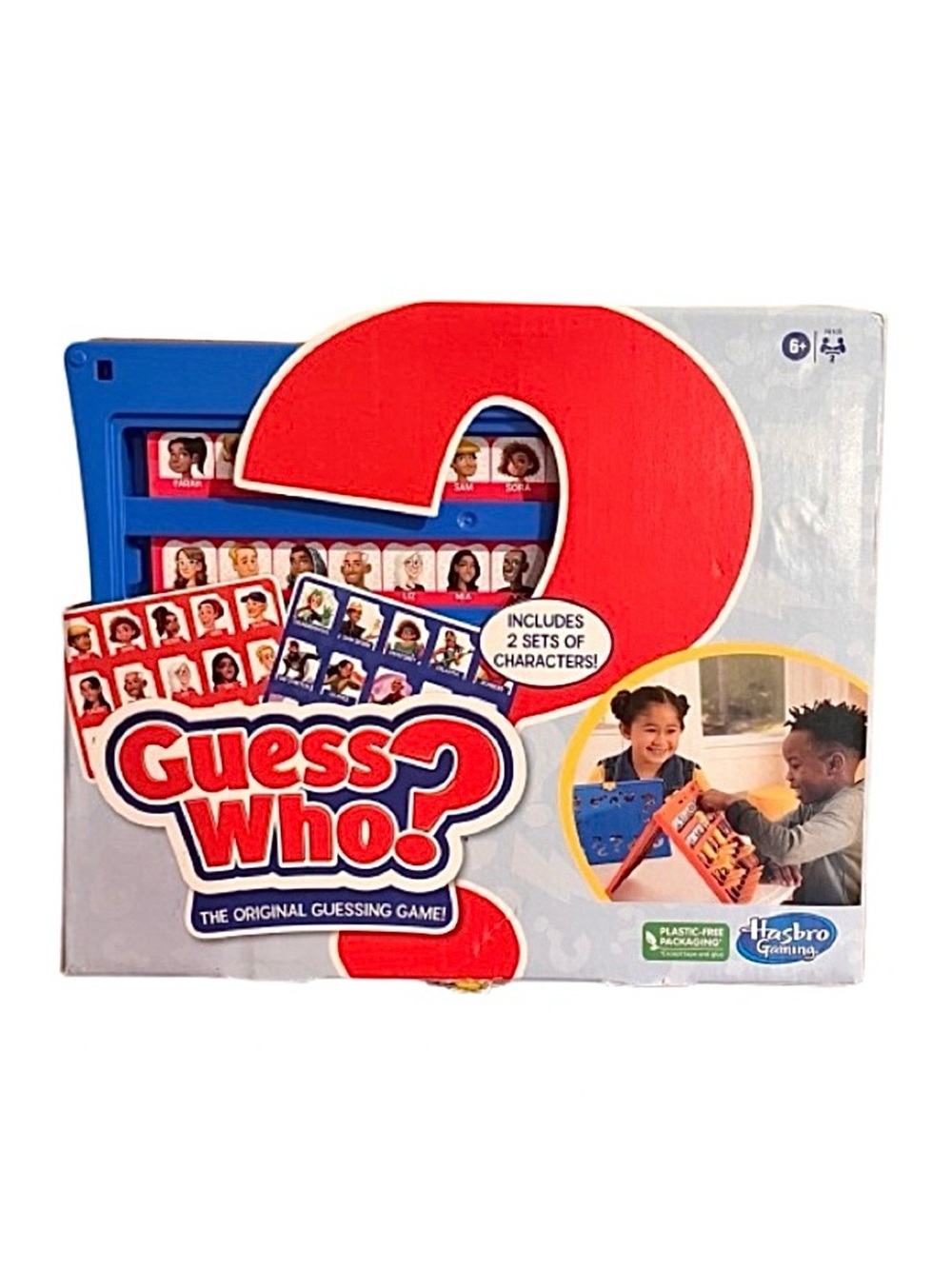 🆕-Guess Who? The Original Guessing Game. Easy to Load Frame 2 Sets of Characters